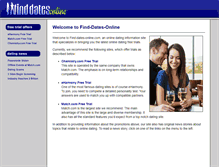 Tablet Screenshot of find-dates-online.com